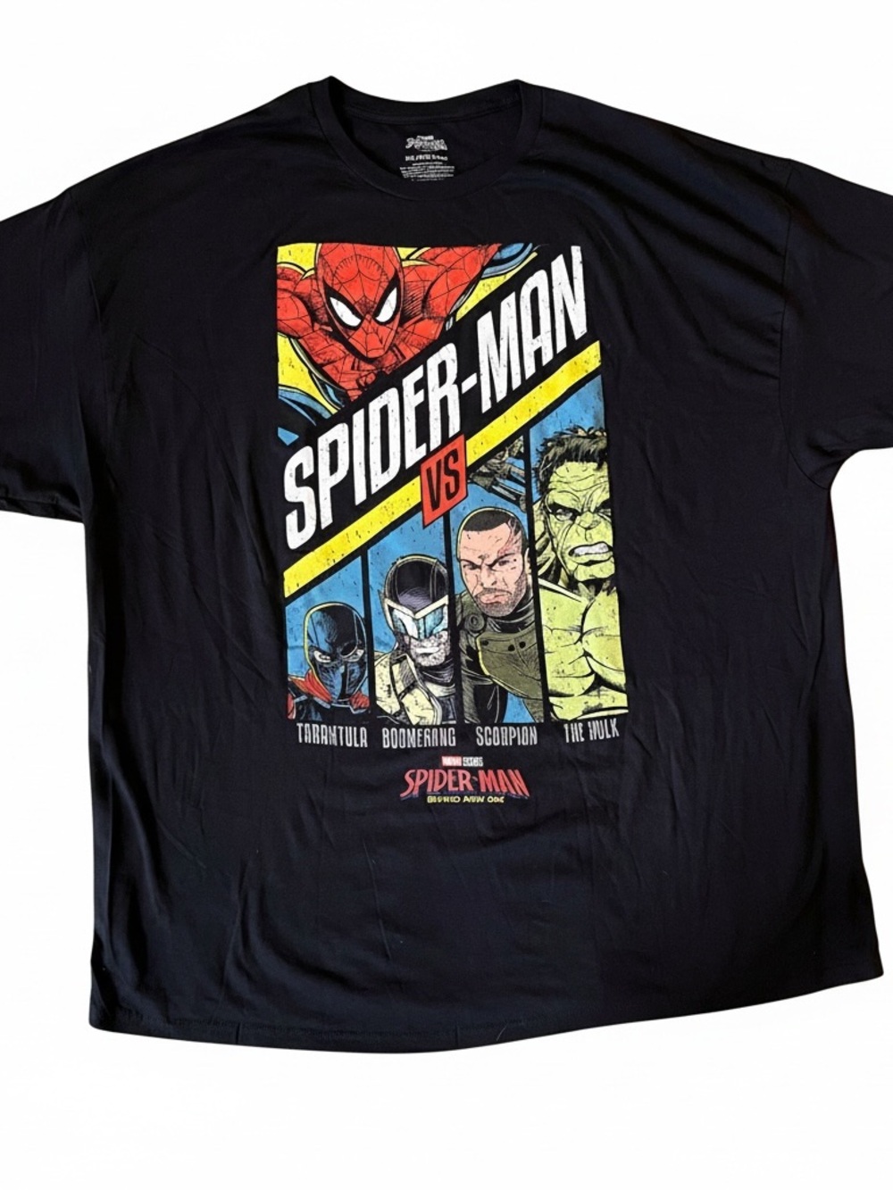 Marvel Spider-Man Brand New Day Retro Villains Graphic Tee 3XL